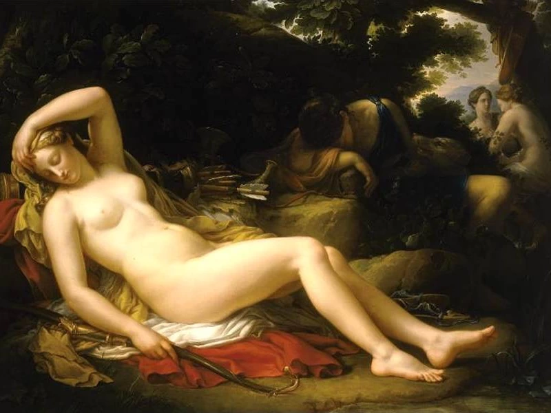 1759-		Étienne Barthélémy Garnier - Diana e le ninfe